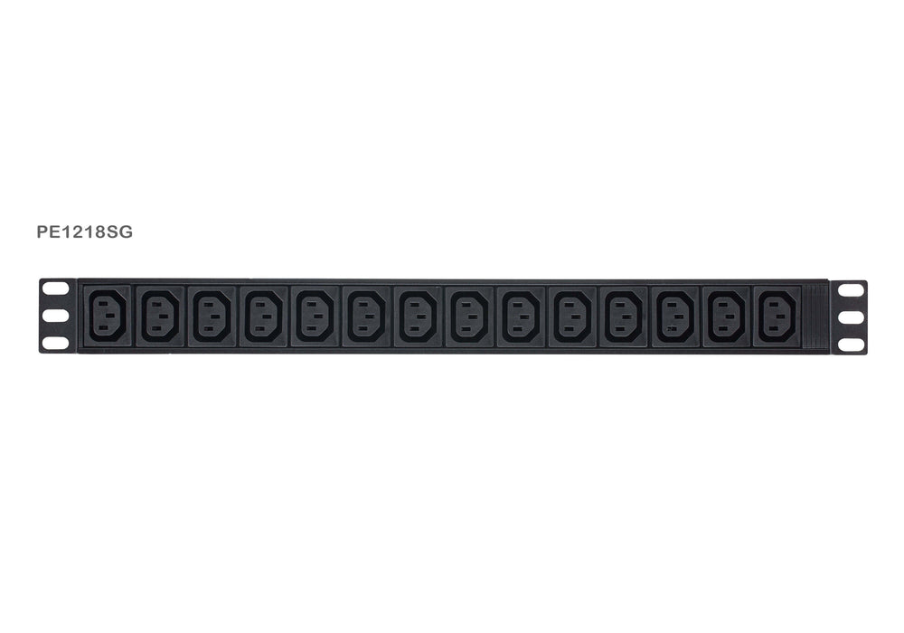 EAN 4710469340857 - ATEN PE1218SG-AT-G unidad de distribución de energía (PDU) 18 salidas AC Negro imagen 2