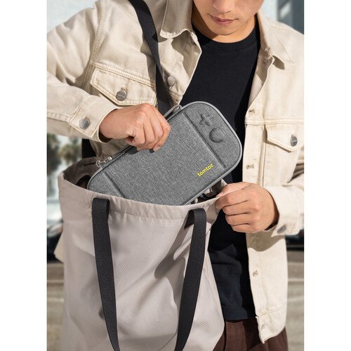 EAN 6970412221154 - tomtoc FancyCase-G05 Estuche de viaje Nintendo Tela Gris imagen 13