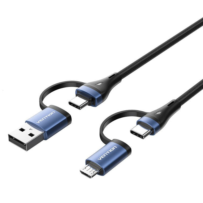 EAN 6922794774841 - Vention 4in1 USB laidas USB 2.0 CTLLH 1m (juodas) imagen 1