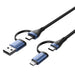 EAN 6922794774841 - Vention 4in1 USB laidas USB 2.0 CTLLH 1m (juodas) imagen 1