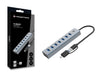 EAN 4015867238301 - Conceptronic HUBBIES21G hub de interfaz USB 3.2 Gen 1 (3.1 Gen 1) Type-A 5000 Mbit/s Gris imagen 3
