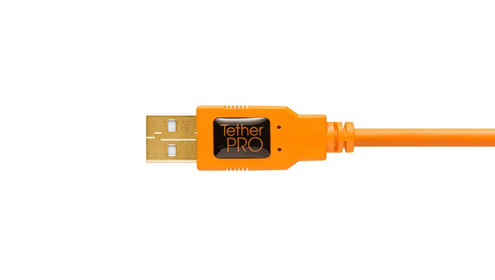 EAN 0818307012110 - Tether Tools CU5430ORG cable USB USB 2.0 4,6 m USB A Micro-USB B Naranja imagen 5