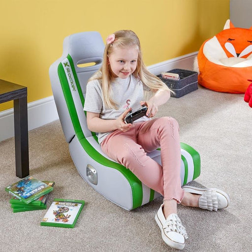 EAN 94338512199 - X Rocker Shadow 2.0 Silla gaming Asiento acolchado Verde, Blanco imagen 2