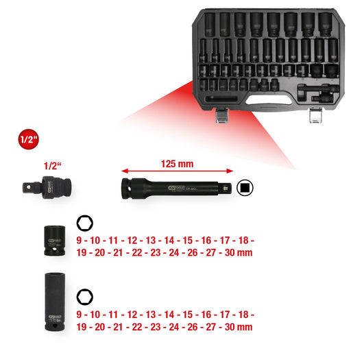 EAN 4042146871171 - KS Tools 515.0065 set de conectores y conector Juego de enchufes imagen 1