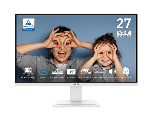 EAN 4711377212861 - MSI Pro MP273QWDE E2 pantalla para PC 68,6 cm (27") 2560 x 1440 Pixeles Wide Quad HD LCD Blanco imagen 1