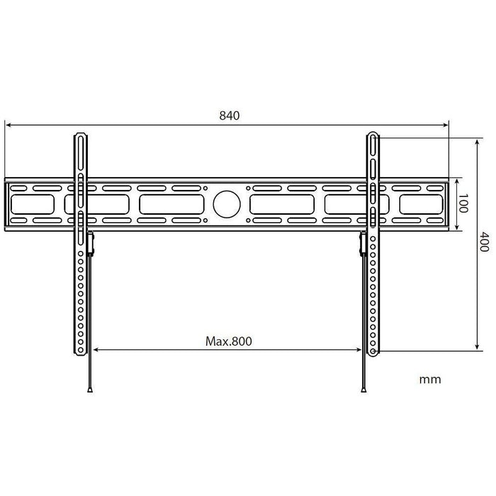 EAN 8054529022656 - Techly ICA-PLB 840 soporte para TV 2,03 m (80") Negro imagen 4