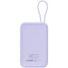 EAN 5291485017378 - Canyon power bank OnPower 101 built-in cable 10000 mAh PD22.5W Violetin Ión de litio Púrpura imagen 4