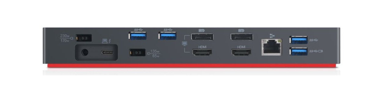 EAN 5704174459200 - Lenovo ThinkPad Thunderbolt 3 Workstation Gen 2 Alámbrico Negro imagen 2