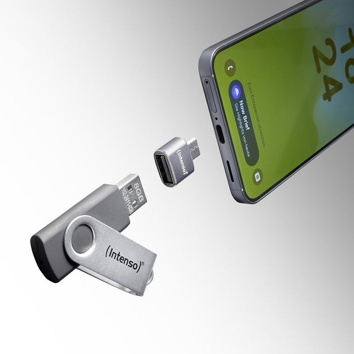 EAN 4034303038152 - Intenso 7600913 cambiador de género para cable Gris imagen 10