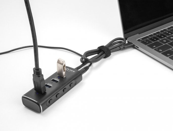 EAN 4043619642335 - DeLOCK 64233 hub de interfaz USB 3.2 Gen 1 (3.1 Gen 1) Type-C 10000 Mbit/s Negro imagen 4