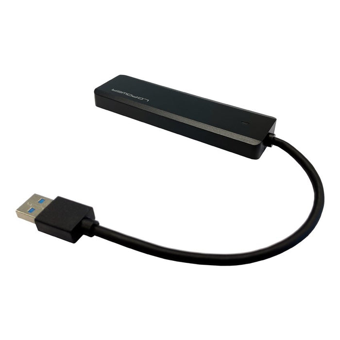 EAN 4260070129346 - LC-Power LC-HUB-U3-4-V2 hub de interfaz USB 3.2 Gen 1 (3.1 Gen 1) Type-A 5 Mbit/s Negro imagen 5