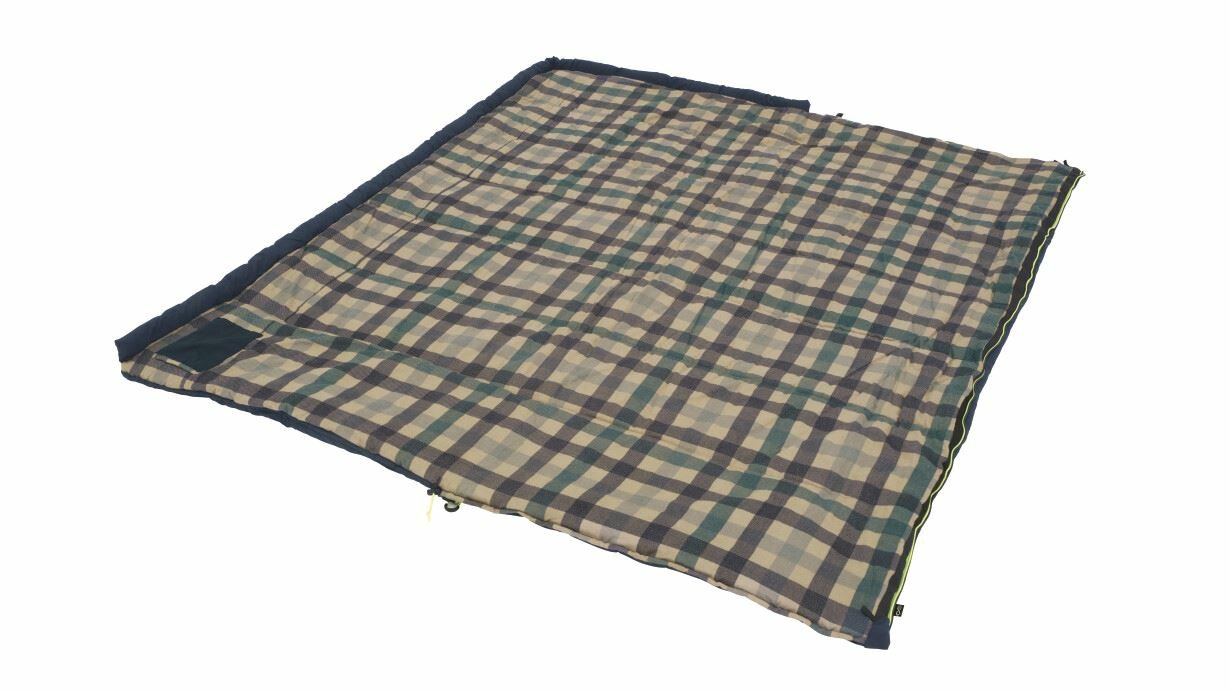 EAN 5709388136664 - Outwell Camper Lux Adulto Saco de dormir semi-rectangular Algodón, Poliéster Azul imagen 2