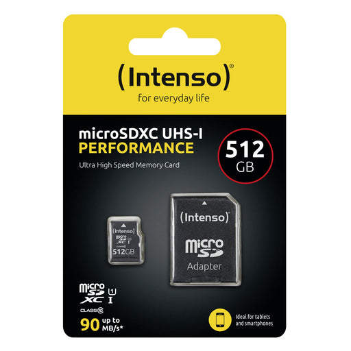 EAN 4034303031740 - Intenso microSD 512GB UHS-I Perf CL10| Performance Clase 10 imagen 2