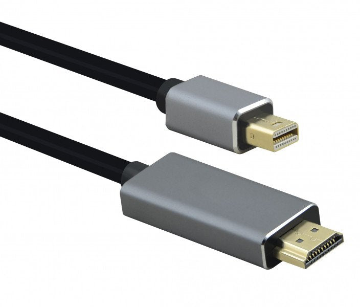 EAN 4005938884872 - Helos 288487 adaptador de cable de vídeo 3 m Mini DisplayPort HDMI Negro imagen 1