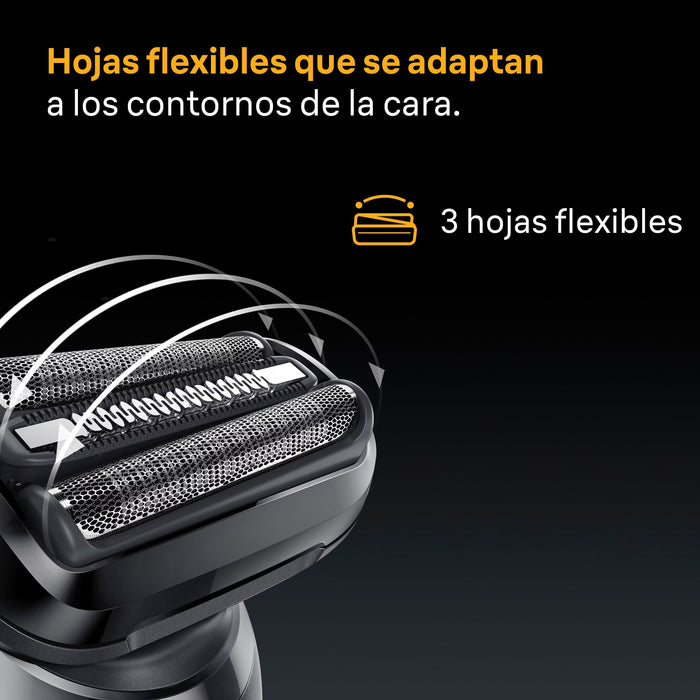 EAN 8700216646130 - Braun Series 5 52-B1000s Máquina de afeitar de láminas Negro imagen 3