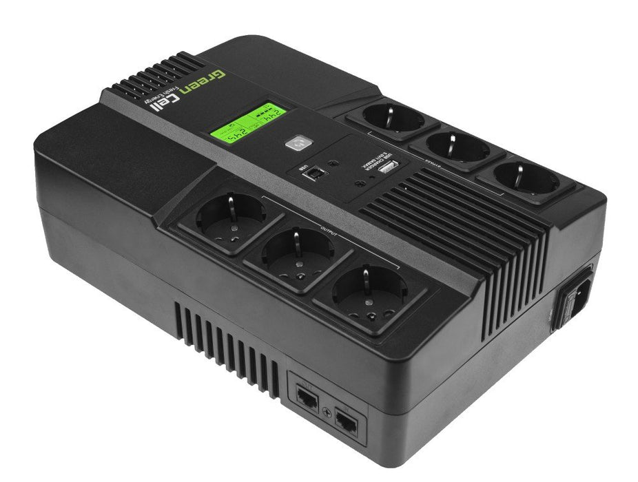 EAN 5902701419721 - Green Cell UPS06 sistema de alimentación ininterrumpida (UPS) Línea interactiva 0,999 kVA 360 W 6 salidas imagen 3