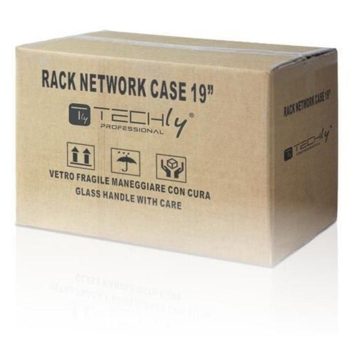 EAN 8054529022229 - Techly I-CASE EL-1006G45 armario rack 6U Bastidor de pared Gris imagen 2