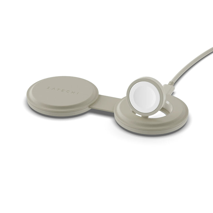 EAN 0810086362110 - Satechi OntheGo 2-in-1 Auriculares, Smartphone, Reloj inteligente Blanco USB Cargador inalámbrico Carga r imagen 5
