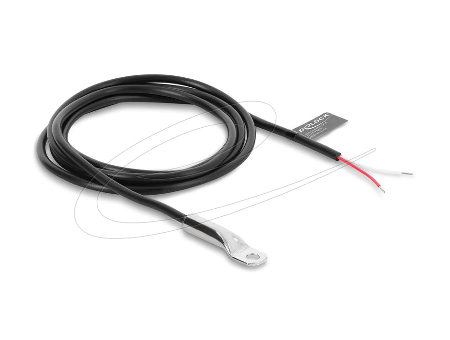 EAN 4043619918126 - DeLOCK 91812 accesorio para sensor de temperatura y humedad Alargador eléctrico Negro 1 pieza(s) imagen 2