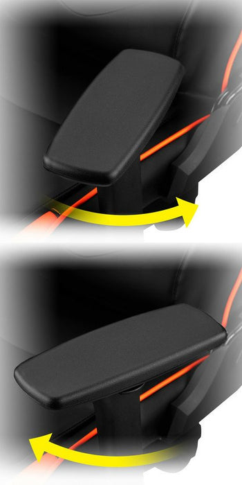 EAN 5291485004293 - Canyon Deimos Silla para videojuegos de PC Negro, Naranja imagen 9