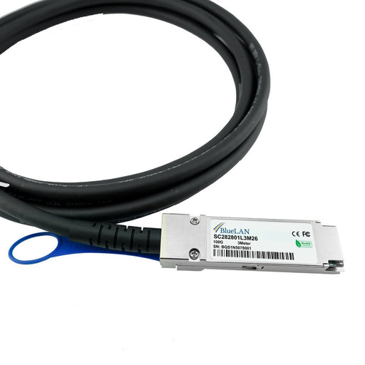 EAN 4063232642338 - BlueOptics DAC-Q28-100G-1M-BL Cable de fibra óptica e InfiniBand QSFP28 Negro, Plata imagen 2