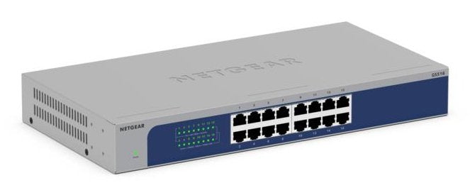EAN 0606449164565 - NETGEAR GS516-300EUS switch No administrado Gigabit Ethernet (10/100/1000) Gris imagen 3