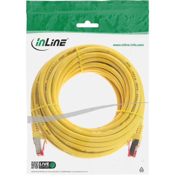 EAN 4043718232529 - InLine 4043718232529 cable de red Amarillo 40 m Cat6 S/FTP (S-STP) imagen 3