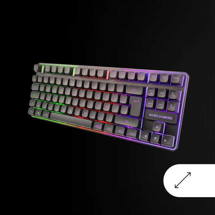 EAN 8435693111771 - Mars Gaming MCPWTKLFR teclado Ratón incluido Juego RF inalámbrica + USB AZERTY Francés Negro imagen 12