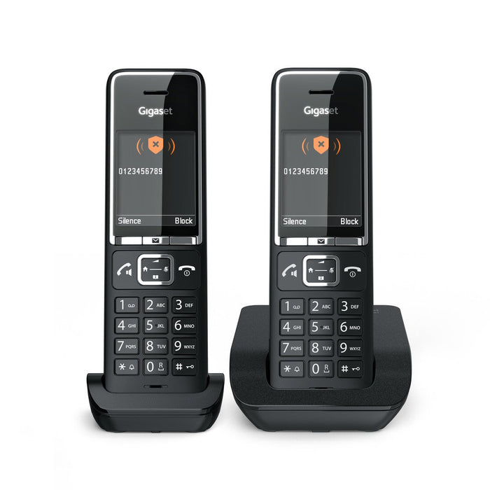 EAN 4250366866352 - Gigaset COMFORT 550 duo Teléfono analógico Identificador de llamadas Negro imagen 6