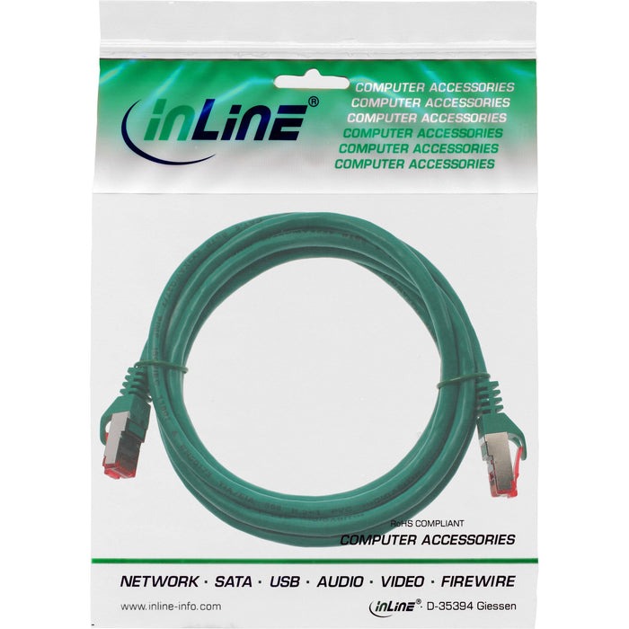 EAN 4043718206698 - InLine 76950G cable de red Verde 0,5 m Cat6 S/FTP (S-STP) imagen 3