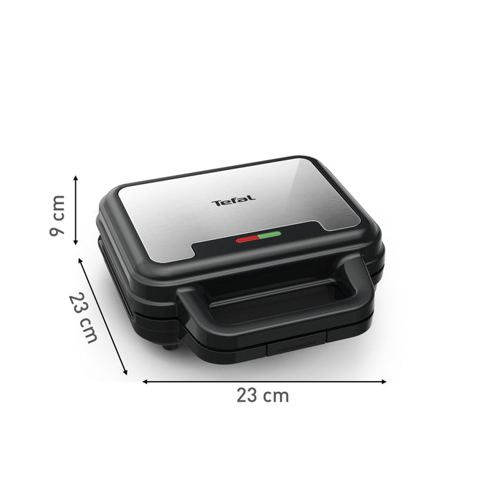 EAN 3016661177057 - Tefal SW383D10 sandwichera 700 W Negro, Acero inoxidable imagen 6