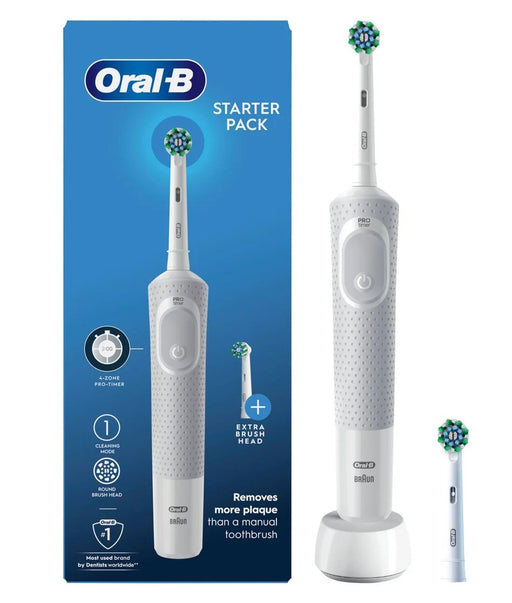 EAN 8700216164559 - Braun Oral-B Vitality 100 Starter Pack Adulto Cepillo dental oscilante Blanco, Gris imagen 1