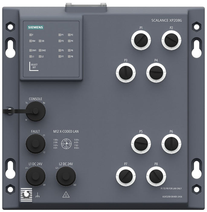EAN 4047623107439 - Siemens 6GK52080XA002AS6 6GK5208-0XA00-2AS6 Industrial Ethernet Switch Gestionado imagen 2
