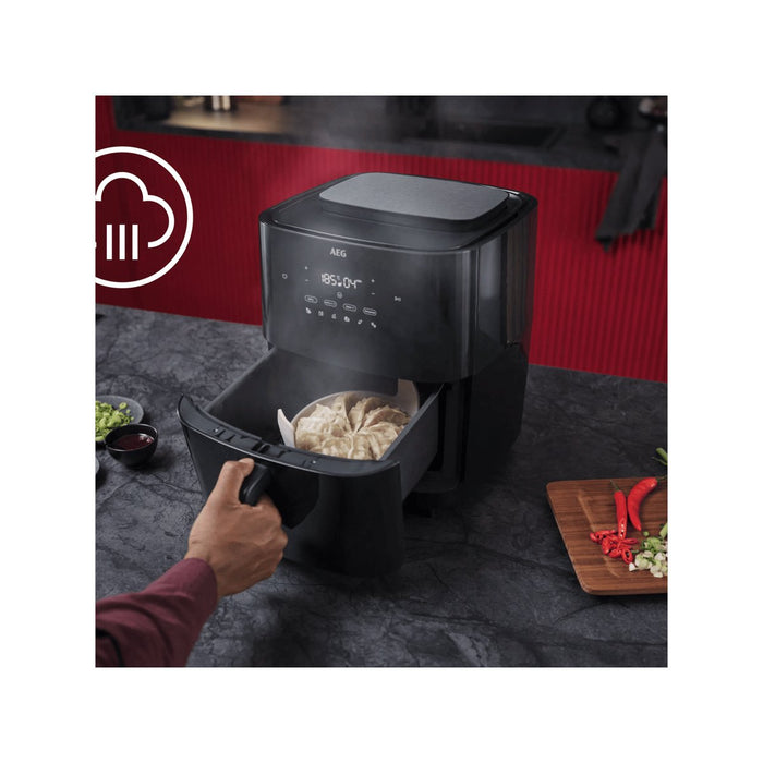EAN 7333394032634 - AEG AAF7SB Sencillo 6,9 L 1700 W Freidora de aire caliente Negro imagen 8