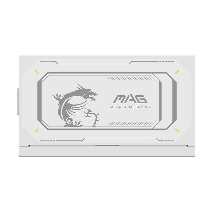 EAN 4711377357104 - MSI MAG A1000GL PCIE5 WHITE unidad de fuente de alimentación 1000 W 24-pin ATX ATX Blanco imagen 8