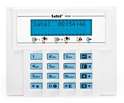 EAN 5905033330672 - Satel VERSA-LCD-BL sistema de seguridad Blanco imagen 1