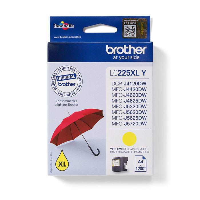 EAN 4112014010831 - Brother LC225XLY cartucho de tinta 1 pieza(s) Original imagen 1