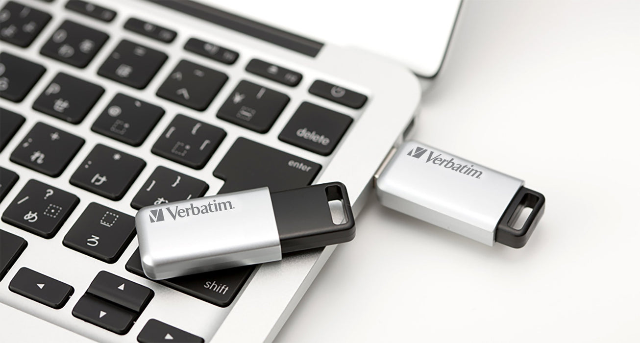 EAN 0023942986669 - Verbatim Secure Pro unidad flash USB USB tipo A 3.2 Gen 1 (3.1 Gen 1) Negro, Gris imagen 2