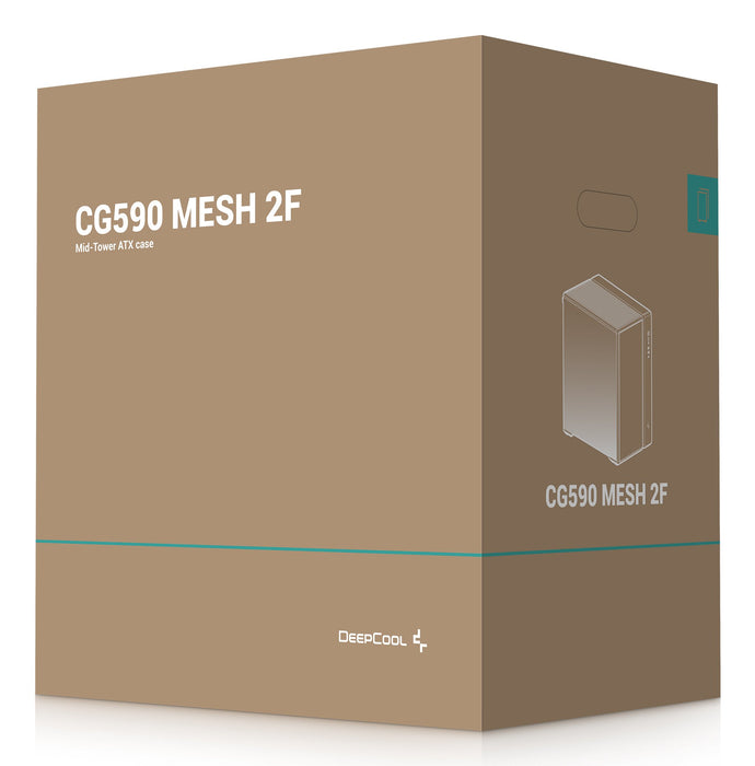 EAN 6933412765783 - DeepCool CG590 MESH 2F Midi Tower Negro imagen 12