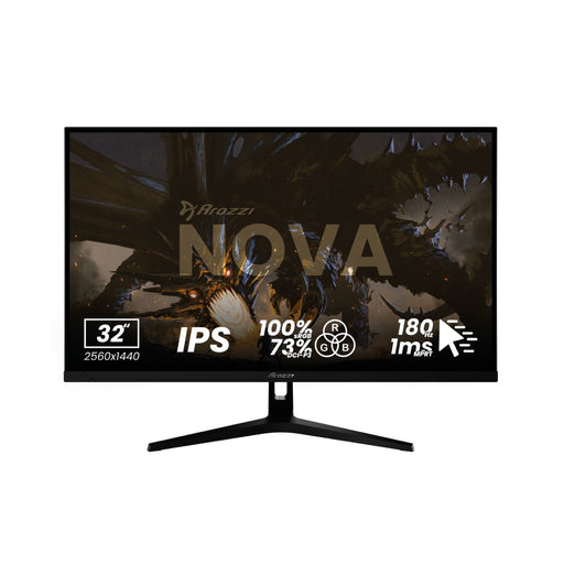 EAN 0850054766908 - Arozzi Nova 32″ pantalla para PC 80 cm (31.5") 2560 x 1440 Pixeles LED Negro imagen 1
