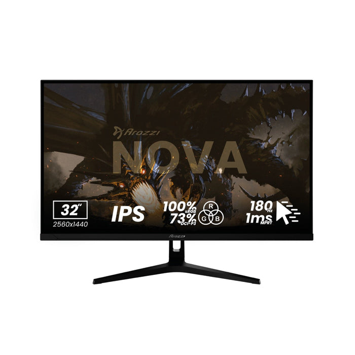 EAN 0850054766908 - Arozzi Nova 32″ pantalla para PC 80 cm (31.5") 2560 x 1440 Pixeles LED Negro imagen 1