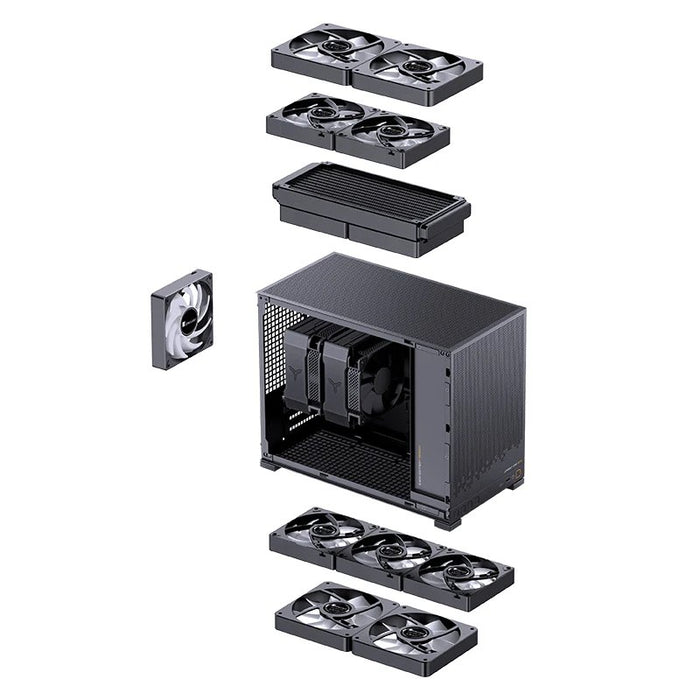 EAN 6970620554280 - Jonsbo D32 STD Midi Tower Negro imagen 9