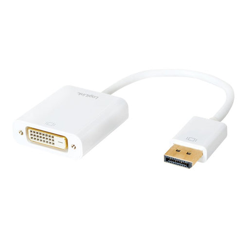 EAN 4052792032765 - LogiLink CV0058B adaptador de cable de vídeo 0,15 m DisplayPort DVI Blanco imagen 1