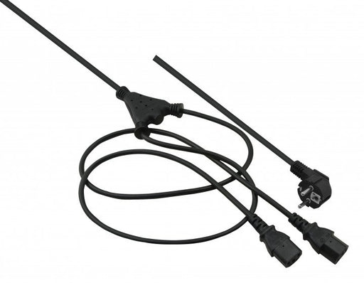 EAN 4005938626748 - Helos 262674 cable de transmisión Negro 2 m CEE 7/7 Acoplador C13 2 x imagen 1