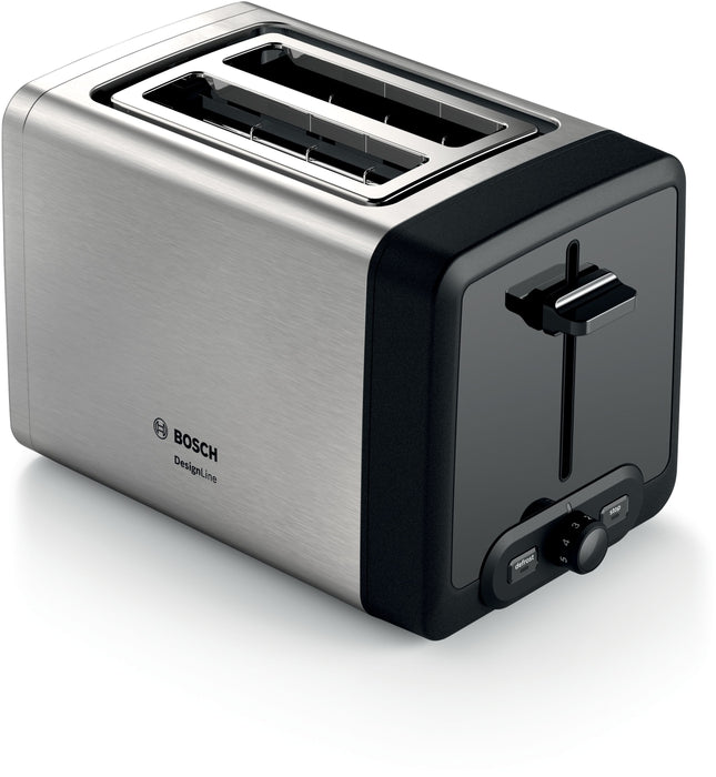 EAN 4242005218745 - Bosch TAT4P420DE tostadora 2 rebanada(s) 970 W Negro, Plata imagen 1