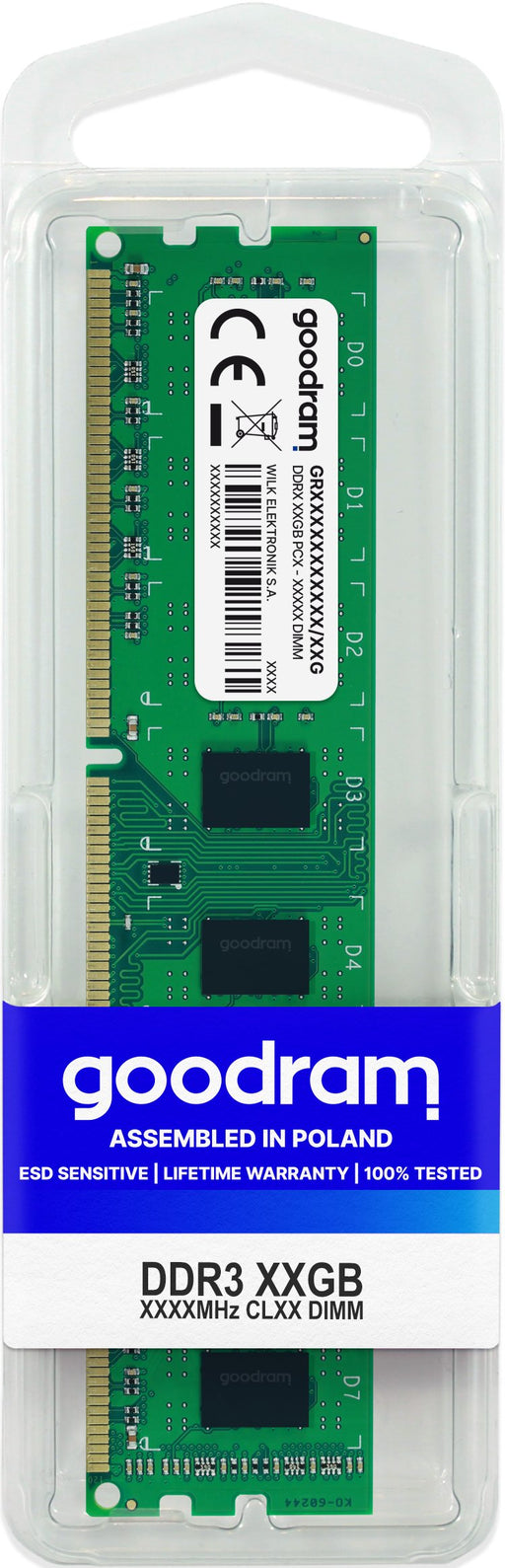 EAN 5908267903469 - Goodram GR1600D3V64L11/8G módulo de memoria 8 GB 1 x 8 GB DDR3 imagen 1