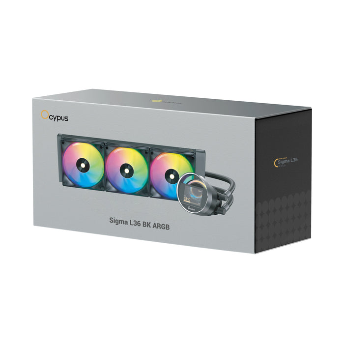 EAN 6977414881393 - Ocypus Sigma L36 ARGB Procesador Sistema de refrigeración líquida todo en uno 12 cm Negro 1 pieza(s) imagen 6