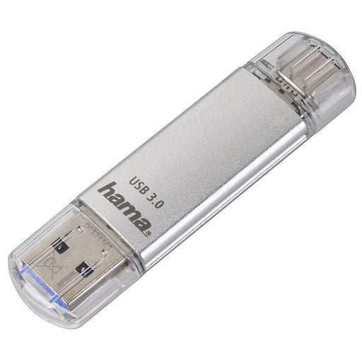 EAN 4047443310606 - Hama C-Laeta unidad flash USB 64 GB USB Type-A / USB Type-C 3.2 Gen 1 (3.1 Gen 1) Plata imagen 1