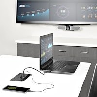EAN 65030891219 - StarTech.com KITBZDOCK puente de conferencia AV 3840 x 2160 Pixeles Ethernet Negro imagen 10
