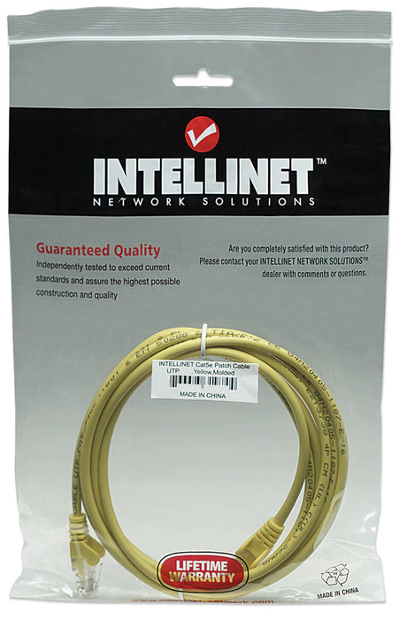 EAN 766623319966 - Intellinet Cat5e, UTP, 7.5m cable de red Amarillo 7,5 m U/UTP (UTP) imagen 4